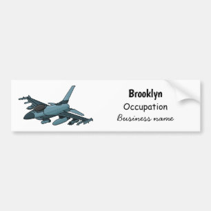 Pegatina Para Coche Personalizado de avión de combate militar