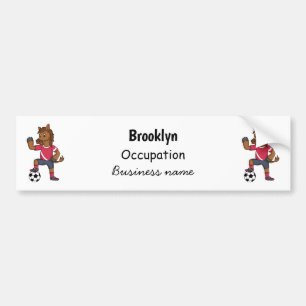 Pegatina Para Coche Personalizado de fútbol divertido y divertido