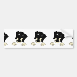 Pegatina Para Coche Personalizado de melocotón negro y crema