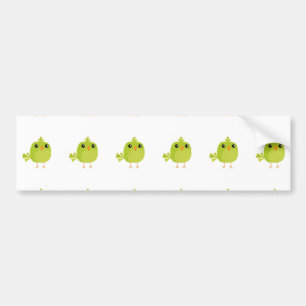 Pegatina Para Coche Personalizado de pájaro verde