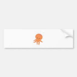 Pegatina Para Coche Personalizado de pulpo pequeño