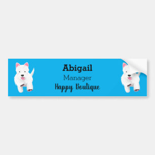 Pegatina Para Coche Personalizado de tierra de montaña blanca y blanca