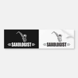 Pegatina Para Coche Personalizado gracioso saxofón