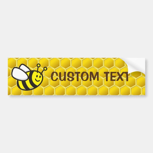 Pegatina Para Coche Personalizado Honeybee (Frente)