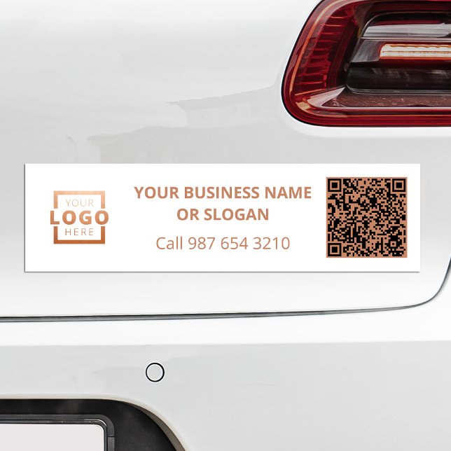 Pegatina Para Coche Personalizado logotipo comercial código QR Socieda (Subido por el creador)