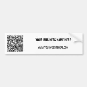 Pegatina Para Coche Personalizado QR Nombre de código sitio web Pegati