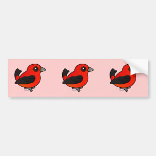Pegatina Para Coche Personalizado Scarlet Tanager