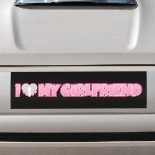Pegatina Para Coche Personalizado Te Amo Mi Novia – Agregar Foto
