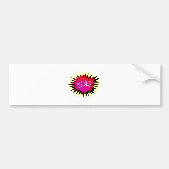 Pegatina Para Coche Personalizado Wham (Frente)