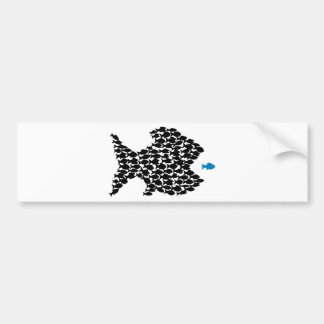 Pegatina Para Coche pesca pescas schwarm fishing school