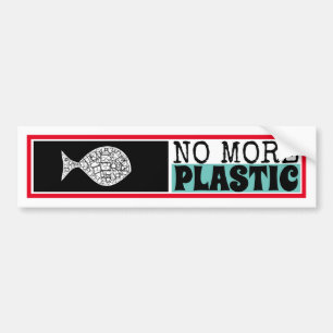 Pegatina Para Coche Pescado plástico, cambio climático