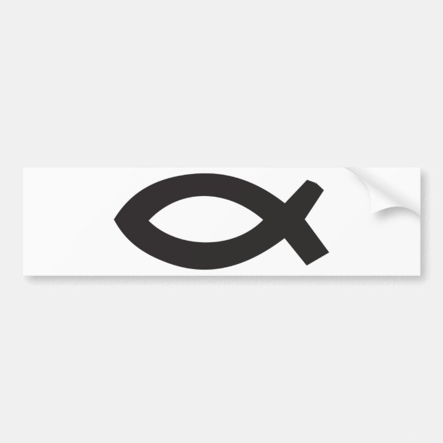 Pegatina Para Coche Pescados de Jesús (Frente)