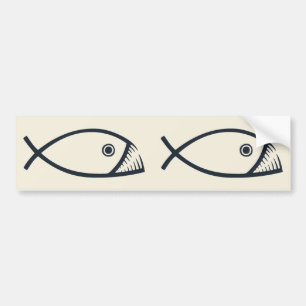 Pegatina Para Coche Pescados de la evolución