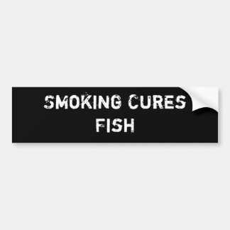 Pegatina Para Coche Pescados de las curaciones que fuman