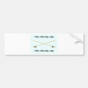 Pegatina Para Coche Pescados del carrete de Rod