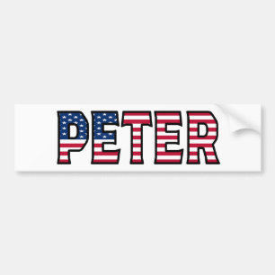 Pegatina Para Coche Peter Name Vorname Estados Unidos Aufkleber Pegati