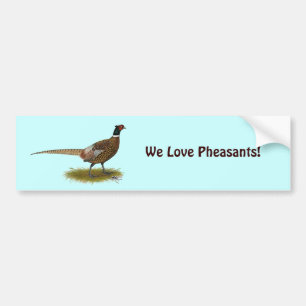 Pegatina Para Coche Pheasant Rooster