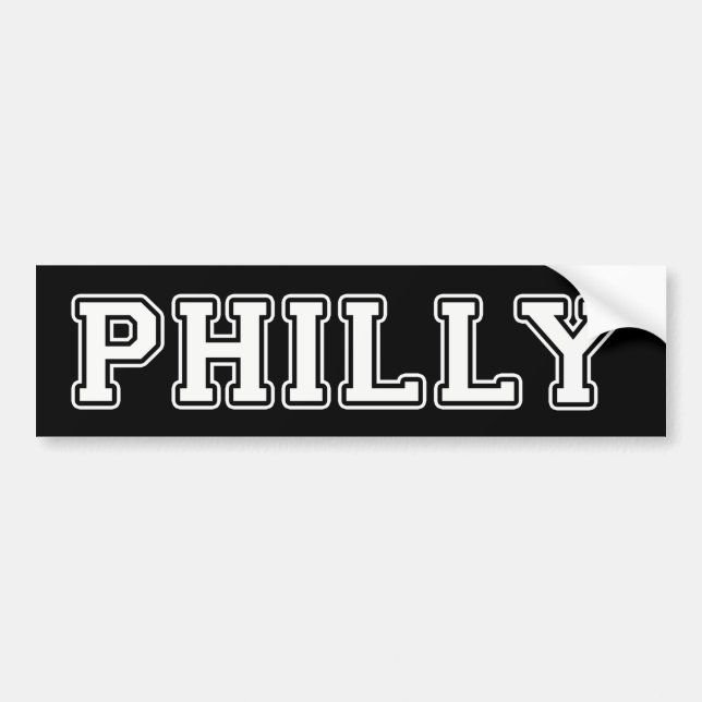 Pegatina Para Coche Philadelphia Pennsylvania (Frente)
