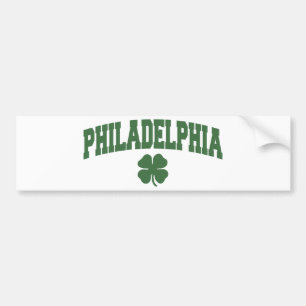 Pegatina Para Coche Philadelphia (trébol irlandés)