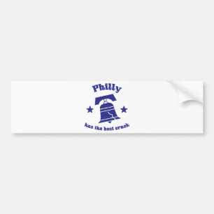 Pegatina Para Coche Philly tiene la mejor grieta