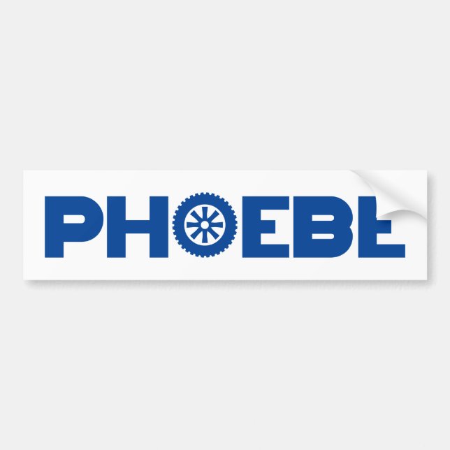 Pegatina Para Coche Phoebe Petrolhead (Frente)