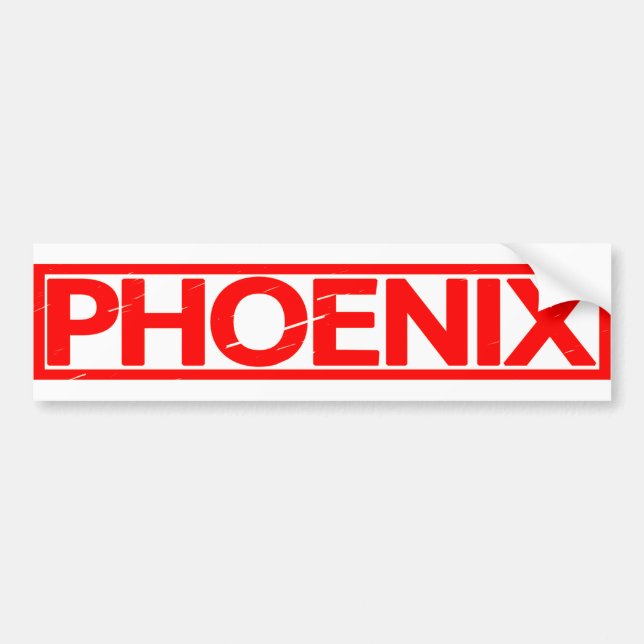 Pegatina Para Coche Phoenix Stamp (Frente)