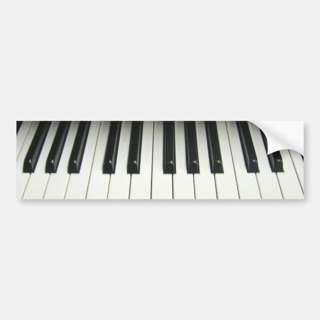 Pegatina Para Coche Piano (Frente)