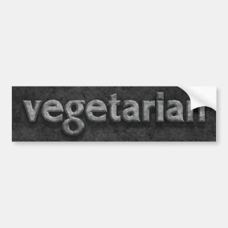 Pegatina Para Coche Piedra cincelada vegetariano