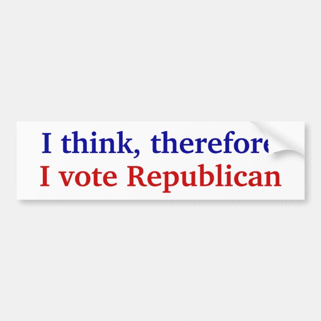 Pegatina Para Coche Pienso (Frente)