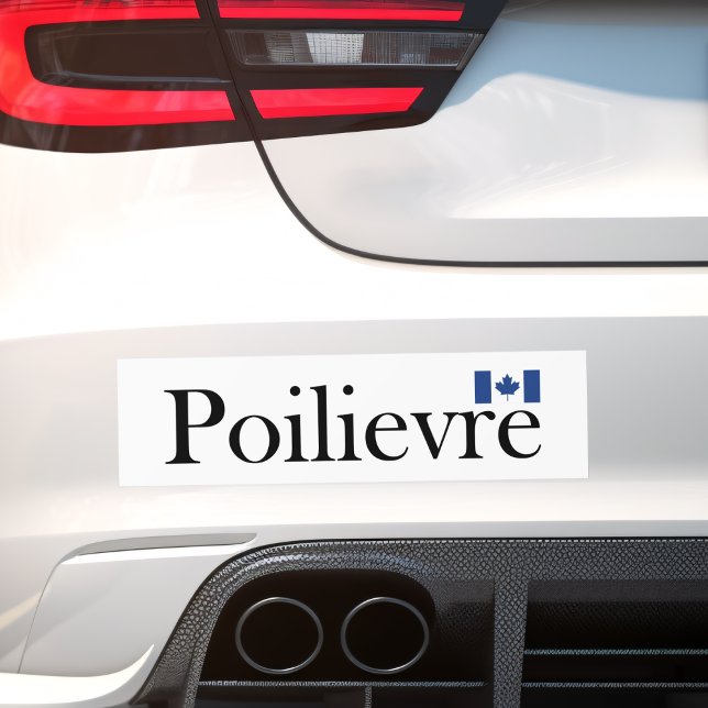 Pegatina Para Coche Pierre Poilievre Bandera Oficial Canadiense (Subido por el creador)