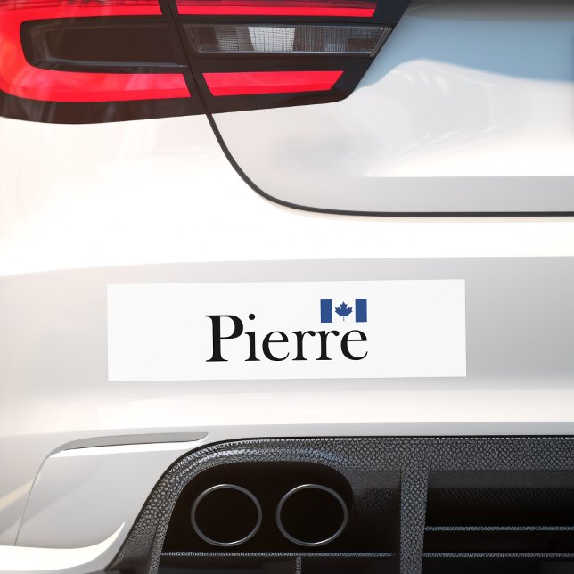 Pegatina Para Coche Pierre Poilievre con bandera oficial de Canadá (Subido por el creador)