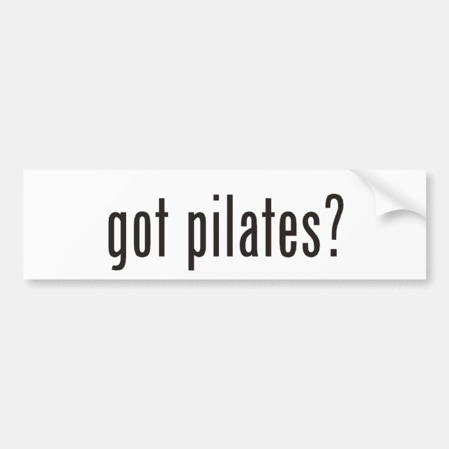 Pegatina Para Coche ¿pilates conseguidos? (Frente)