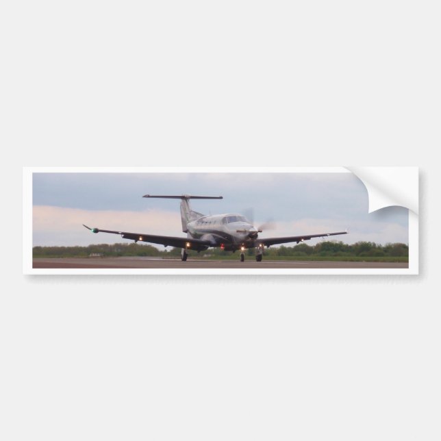 Pegatina Para Coche Pilatus PC 12 (Frente)