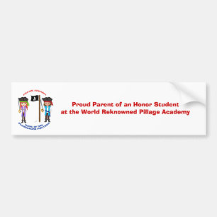 Pegatina Para Coche Pillage Academy Bumper Sticker