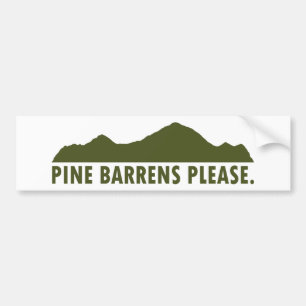 Pegatina Para Coche Pine Barrens Por Favor
