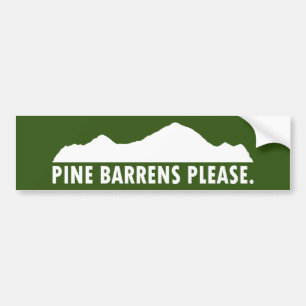 Pegatina Para Coche Pine Barrens Por Favor