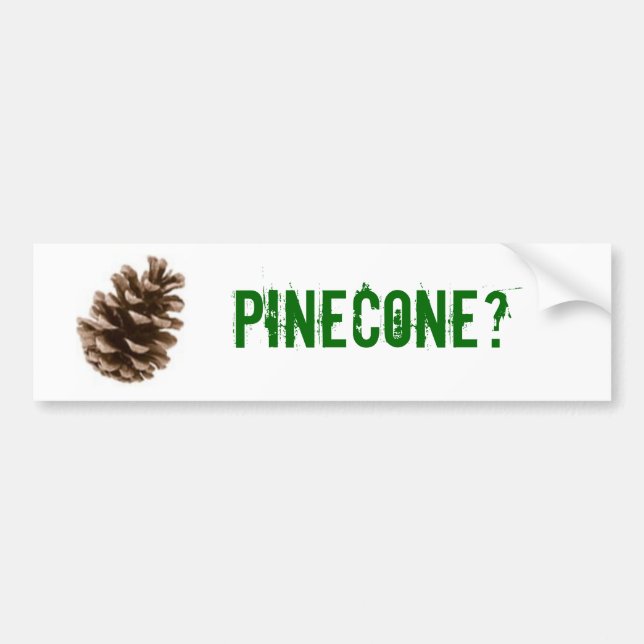 Pegatina Para Coche ¿Pinecone? (Frente)