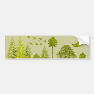 Pegatina Para Coche Pines con color Moon-Personalizar Change BackGroun