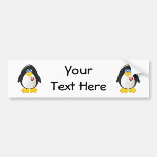 Pegatina Para Coche Pingüino personalizado
