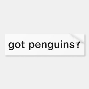 Pegatina Para Coche ¿pingüinos conseguidos?