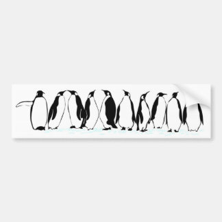 Pegatina Para Coche Pingüinos en desfile