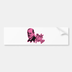 Pegatina Para Coche PINK FREUD Psychoanalysis Sound Edition