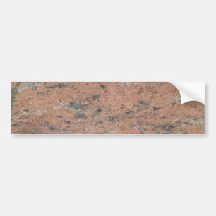 Pegatina Para Coche Pink & Gray Marble Background Bumper Sticker