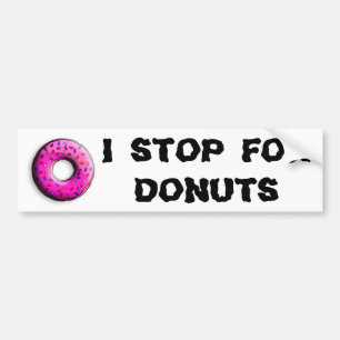 Pegatina Para Coche Pinky Donut con rociadores coloridos + tus ideas