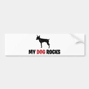 Pegatina Para Coche Pinscher miniatura
