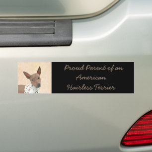 Pegatina Para Coche Pintura estadounidense sin pelo y más terrible - A