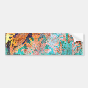 Pegatina Para Coche Pintura floral