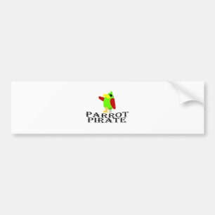 Pegatina Para Coche pirata de loro
