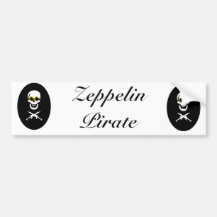 Pegatina Para Coche Pirata del zepelín