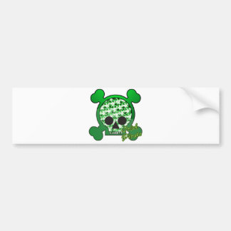 Pegatina Para Coche pirata irlandés skully skull